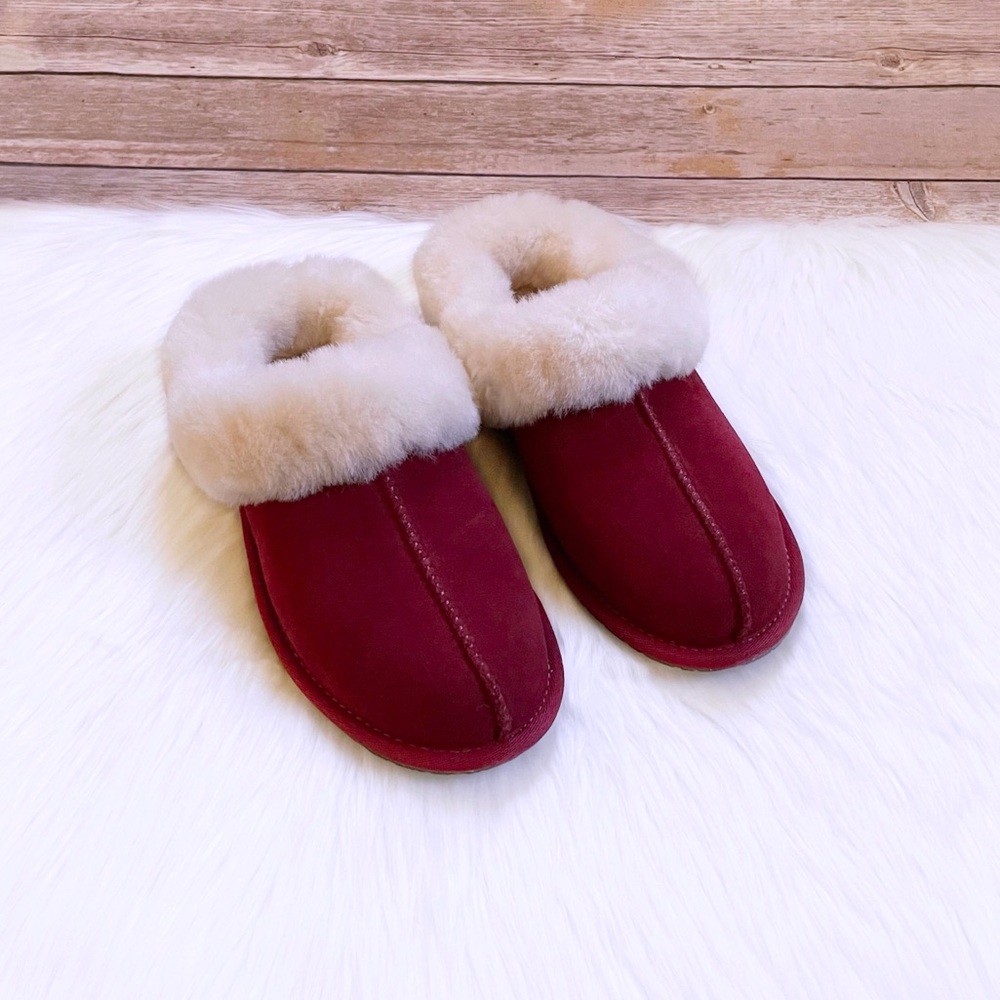 UGG Women’s Moraene Kiss Suede Slippers - Picture 3 of 8